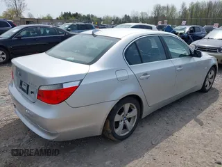 2007 BMW 5 Series 530xi with VIN WBANF73557CU22632, listed as a IAAI auction lot 42146692 with 136,547 mi miles and . Bid and sale history available at carsss.com. Image 4.