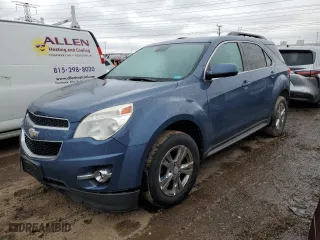 2012 Chevrolet Equinox LT w/2LT with VIN 2GNALPEK1C6190151, listed as a Copart auction lot 43686385 with 194,585 mi miles and Salvage Title. Bid and sale history available at carsss.com. Image 1.