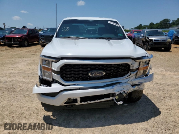 2022 Ford F-150 XL with VIN 1FTFW1E82NFB79062, listed as a Copart auction lot 61136015 with 37,849 mi miles and Salvage title. Bid and sale history available at DreamBid. Image 5.