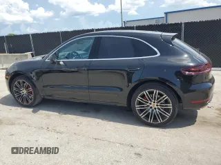 2016 Porsche Macan Turbo with VIN WP1AF2A53GLB94524, listed as a Copart auction lot 64172035 with 44,619 mi miles and Salvage title. Bid and sale history available at DreamBid. Image 2.
