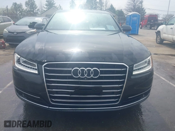 2015 Audi A8 3.0T with VIN WAU3GAFD7FN037726, listed as a IAAI auction lot 41793699 with 100,773 mi miles and . Bid and sale history available at DreamBid. Image 12.