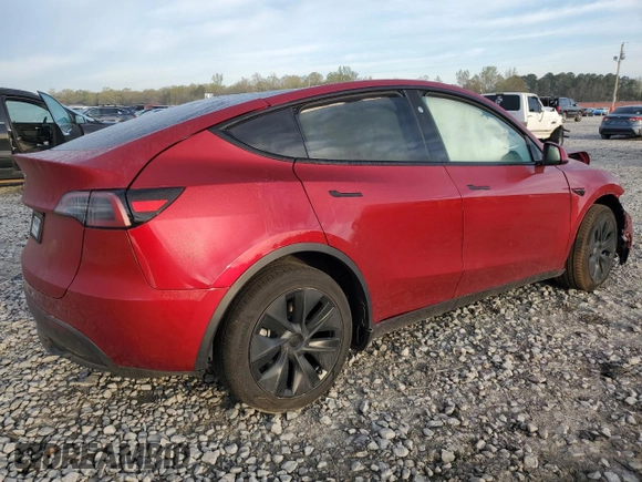 2024 Tesla Model Y with VIN 7SAYGDED2RA331985, listed as a Copart auction lot 50849025 with 6,108 mi miles and Salvage title. Bid and sale history available at DreamBid. Image 3.