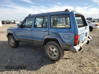 1991 Jeep Cherokee with VIN 1J4FJ58S1ML520376, listed as a Copart auction lot 75452364 with 147,982 mi miles and Salvage title. Bid and sale history available at DreamBid. Image 2.