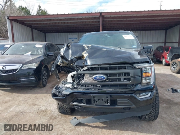 2023 Ford F-150 XL with VIN 1FTFW1E88PKE81241, listed as a IAAI auction lot 41235511 with 14,896 mi miles. Bid and sale history available at carsss.com. Image 13.