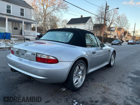 2000 BMW Z3 M 3.2L with VIN WBSCK9349YLC93283, listed as a Copart auction lot 41692715 with 38,048 mi miles and Clean Title. Bid and sale history available at carsss.com. Image 4.