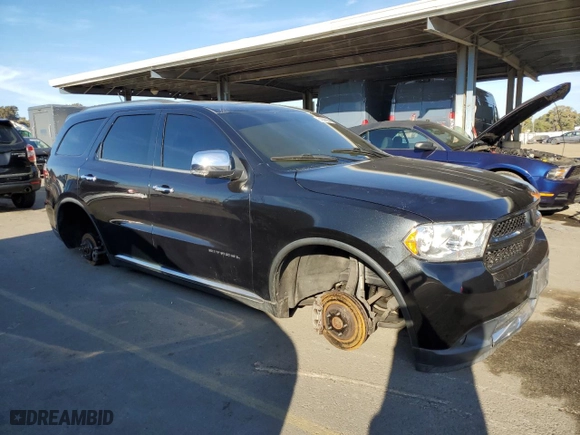 2012 Dodge Durango Citadel with VIN 1C4SDJET6CC271699, listed as a Copart auction lot 84044564 with 0 mi miles and Salvage Title. Bid and sale history available at carsss.com. Image 4.