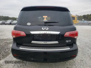 2012 Infiniti QX56 7-passenger with VIN JN8AZ2NF9C9519801, listed as a Copart auction lot 78795434 with 148,902 mi miles and Salvage Title. Bid and sale history available at carsss.com. Image 6.