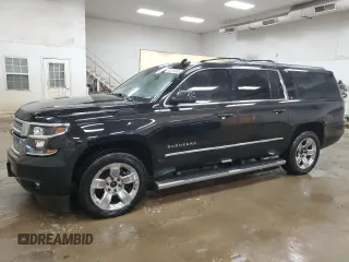 2017 Chevrolet Suburban LT with VIN 1GNSKHKC8HR264008, listed as a Copart auction lot 46879865 with 151,365 mi miles and Clean Title. Bid and sale history available at carsss.com. Image 1.