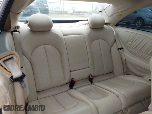 2005 Mercedes-Benz CLK 500 with VIN WDBTJ75J05F145370, listed as a IAAI auction lot 41531094 with 107,162 mi miles and . Bid and sale history available at DreamBid. Image 8.
