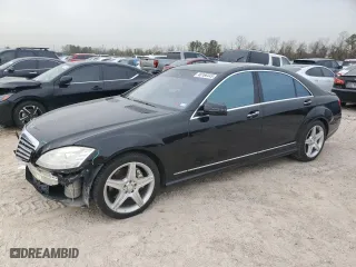 2010 Mercedes-Benz S-Class S 550 with VIN WDDNG7BB2AA341913, listed as a Copart auction lot 48166445 with 99,475 mi miles and Salvage Title. Bid and sale history available at carsss.com. Image 1.