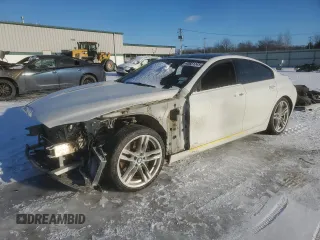 2017 BMW 6 Series 640i xDrive with VIN WBA6D2C59HGT66279, listed as a Copart auction lot 43651245 with 126,899 mi miles and Non Repairable. Bid and sale history available at carsss.com. Image 1.