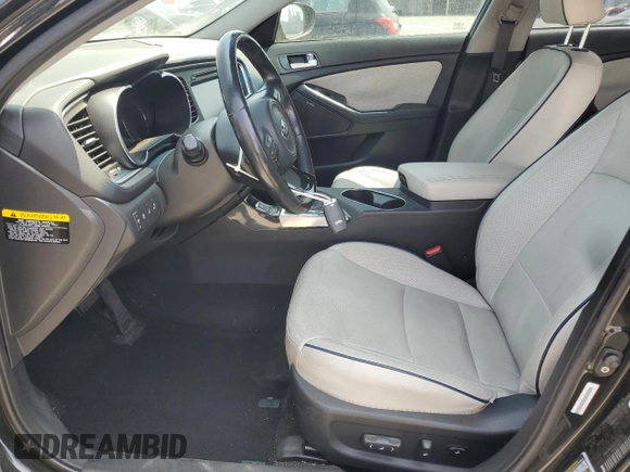 2015 Kia Optima EX with VIN KNAGN4AD0F5085150, listed as a Copart auction lot 56314155 with 87,635 mi miles and Salvage title. Bid and sale history available at DreamBid. Image 7.