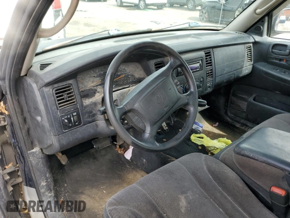 2001 Dodge Dakota Sport with VIN 1B7GG22N81S316976, listed as a Copart auction lot 66540324 with 251,066 mi miles and Non Repairable. Bid and sale history available at carsss.com. Image 8.
