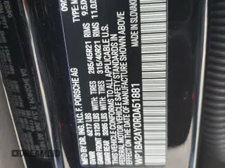 2024 Porsche Cayenne with VIN WP1BA2AY0RDA51881, listed as a Copart auction lot 76013834 with 10,143 mi miles and Salvage title. Bid and sale history available at DreamBid. Image 14.