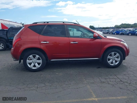 2006 Nissan Murano SL with VIN JN8AZ08W96W507878, listed as a IAAI auction lot 40136394 with 1 mi miles. Bid and sale history available at carsss.com. Image 13.