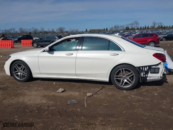 2018 Mercedes-Benz S-Class S 450 with VIN WDDUG6EB7JA375119, listed as a IAAI auction lot 41729428 with 68,084 mi miles. Bid and sale history available at carsss.com. Image 14.