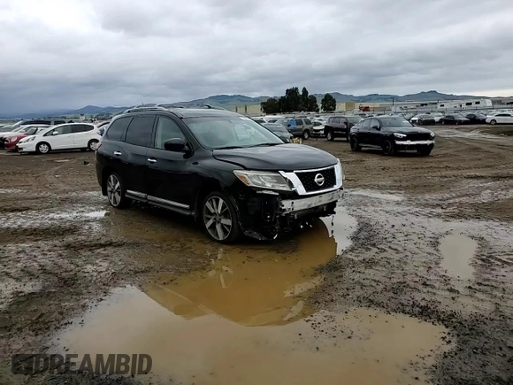 2015 Nissan Pathfinder Platinum with VIN 5N1AR2MM8FC642603, listed as a Copart auction lot 43323565 with 122,493 mi miles and Salvage title. Bid and sale history available at DreamBid. Image 11.