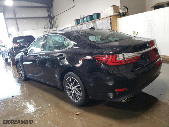 2017 Lexus ES with VIN 58ABK1GG7HU041276, listed as a Copart auction lot 80558623 with 49,235 mi miles and Salvage Title. Bid and sale history available at carsss.com. Image 2.