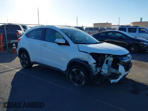 2018 Honda HR-V EX-L Navi with VIN 3CZRU5H73JM704258, listed as a IAAI auction lot 41347136 with 1 mi miles. Bid and sale history available at carsss.com. Image 1.