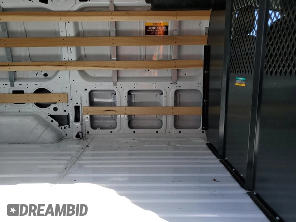 2024 Ford Transit Cargo with VIN 1FTBR1Y81RKA87665, listed as a Copart auction lot 49506245 with 2,371 mi miles and Clean Title. Bid and sale history available at DreamBid. Image 11.