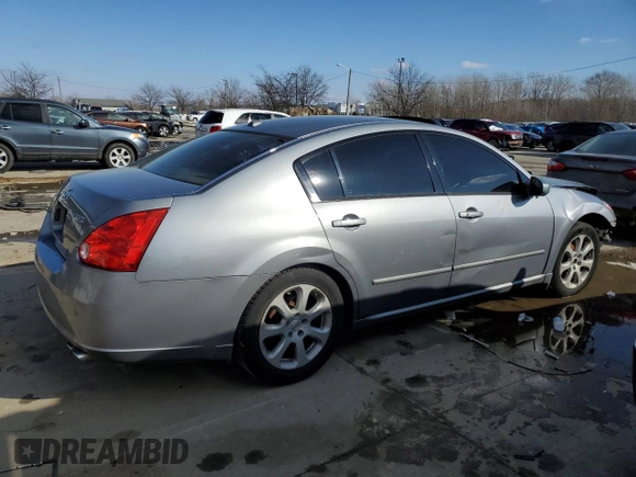 2008 Nissan Maxima 3.5 SL with VIN 1N4BA41E98C805177, listed as a Copart auction lot 41879435 with 212,948 mi miles and Salvage Title. Bid and sale history available at carsss.com. Image 3.