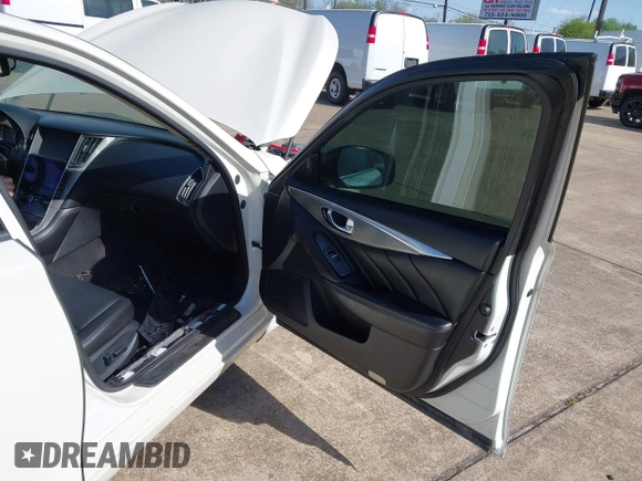 2017 Infiniti Q50 Signature Edition with VIN JN1EV7AP3HM738779, listed as a IAAI auction lot 41870416 with 129,694 mi miles and . Bid and sale history available at DreamBid. Image 21.