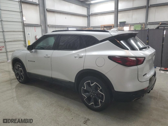 2022 Chevrolet Blazer RS with VIN 3GNKBERS8NS148215, listed as a Copart auction lot 47894565 with 47,070 mi miles and Clean Title. Bid and sale history available at carsss.com. Image 2.