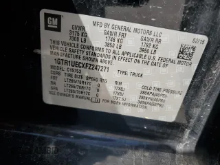 2015 GMC Sierra 1500 SLE с VIN 1GTR1UECXFZ247271, выставлен на аукционе Copart как лот 47538265 с пробегом 163 545 миль миль и Списание • Salvage title. История ставок и продаж доступна на DreamBid. Изображение 12.