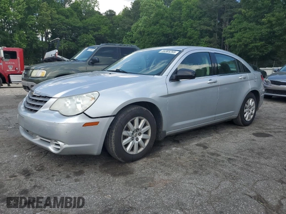 2008 Chrysler Sebring LX with VIN 1C3LC46K18N195789, listed as a Copart auction lot 55385255 with 198,029 mi miles and Salvage title. Bid and sale history available at DreamBid. Image 1.