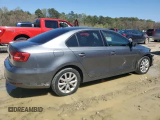 2015 Volkswagen Jetta SE with VIN 3VWD17AJXFM259533, listed as a Copart auction lot 52295555 with 170,886 mi miles and Salvage title. Bid and sale history available at DreamBid. Image 3.