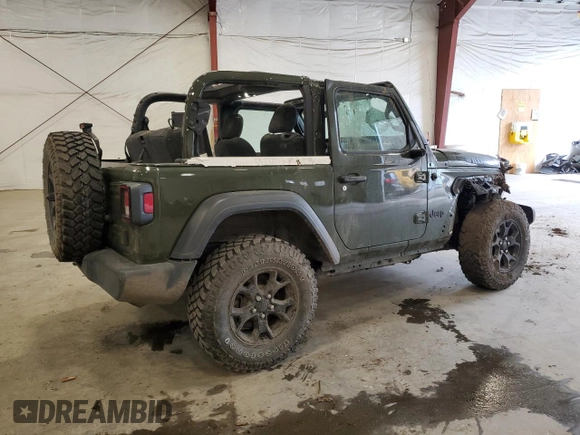 2021 Jeep Wrangler Willys z VIN 1C4GJXAG9MW766912, wystawiony jako Copart lot #52602135 z przebiegiem 35 850 mil mil oraz Szkoda całkowita • Salvage title. Historia ofert i sprzedaży dostępna na DreamBid. Obrazek 3.