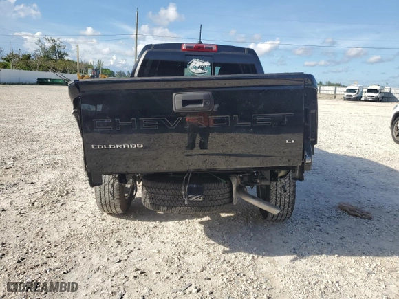 2022 Chevrolet Colorado 2WD LT with VIN 1GCGSCEA1N1252207, listed as a Copart auction lot 73583914 with 35,794 mi miles and Non Repairable. Bid and sale history available at carsss.com. Image 6.