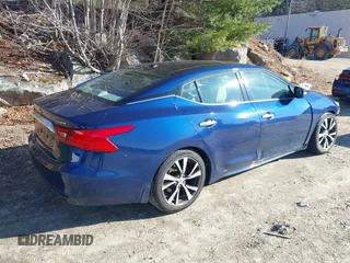 2017 Nissan Maxima SR with VIN 1N4AA6AP7HC364982, listed as a IAAI auction lot 41884511 with 55,825 mi miles and . Bid and sale history available at DreamBid. Image 4.