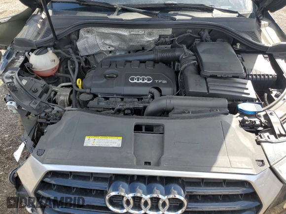 2016 Audi Q3 Premium Plus with VIN WA1EFCFS9GR013389, listed as a Copart auction lot 50826175 with 70,716 mi miles and Salvage title. Bid and sale history available at DreamBid. Image 12.