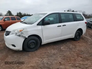 2017 Toyota Sienna L with VIN 5TDZZ3DC8HS855623, listed as a Copart auction lot 83327124 with 209,335 mi miles and Salvage Title. Bid and sale history available at carsss.com. Image 1.