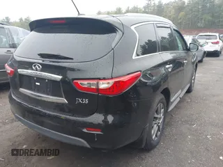 2013 Infiniti JX35 z VIN 5N1AL0MM2DC326276, wystawiony jako IAAI lot #42224710 z przebiegiem 106 508 mil mil oraz . Historia ofert i sprzedaży dostępna na DreamBid. Obrazek 4.