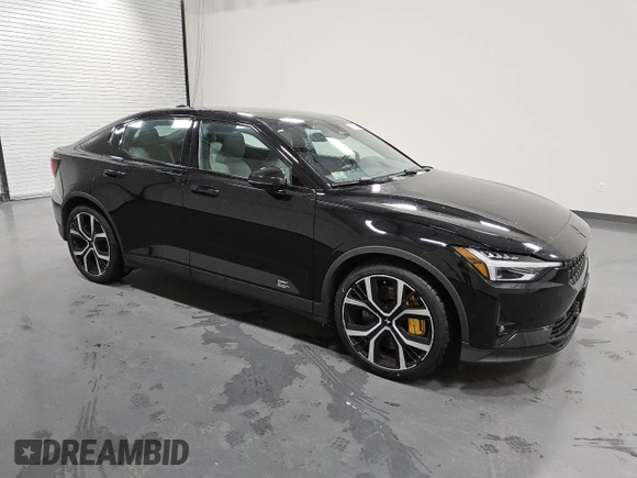 2023 Polestar 2 Performance with VIN YSMET3KA4PL134513, listed as a Copart auction lot 85562834 with 80,863 mi miles and Clean Title. Bid and sale history available at carsss.com. Image 4.