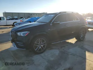 2021 Mercedes-Benz GLE 53 AMG with VIN 4JGFB6BB3MA442918, listed as a Copart auction lot 86896724 with 37,206 mi miles and Salvage title. Bid and sale history available at DreamBid. Image 1.