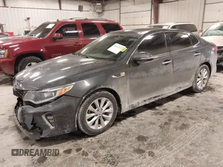2018 Kia Optima LX with VIN 5XXGT4L30JG241236, listed as a IAAI auction lot 41612332 with 73,494 mi miles. Bid and sale history available at carsss.com. Image 17.