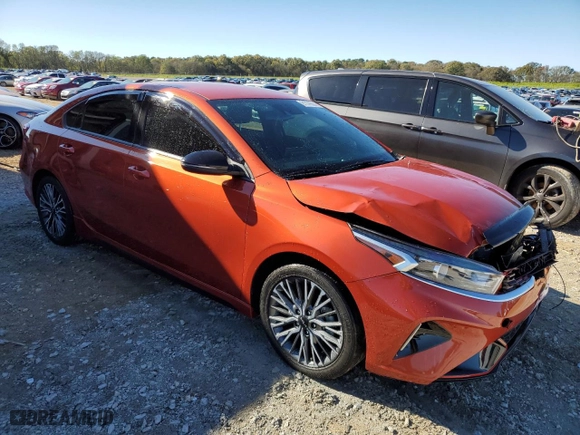 2023 Kia Forte GT-Line with VIN 3KPF54AD9PE652881, listed as a Copart auction lot 81376504 with 40,649 mi miles and Salvage Title. Bid and sale history available at carsss.com. Image 4.
