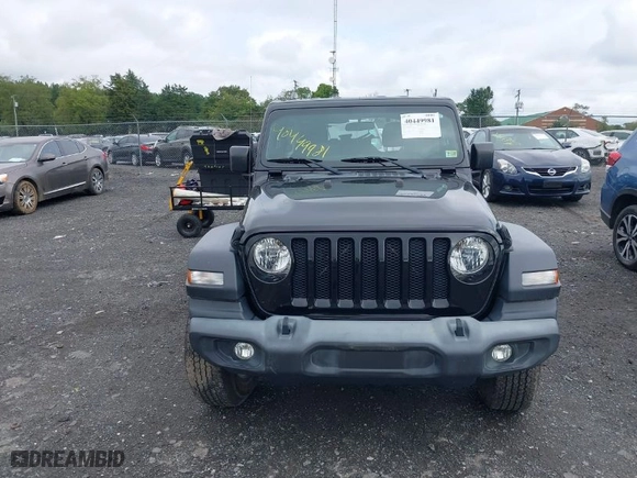 2019 Jeep Wrangler Unlimited Sport with VIN 1C4HJXDG3KW627467, listed as a IAAI auction lot 40449981 with 48,375 mi miles. Bid and sale history available at carsss.com. Image 12.
