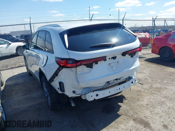 2024 Mazda CX-90 Preferred Plus with VIN JM3KKCHD1R1149169, listed as a IAAI auction lot 41935631 with 17,043 mi miles and . Bid and sale history available at DreamBid. Image 3.