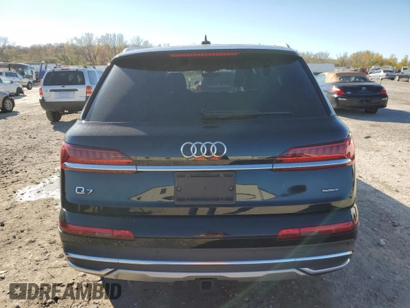 2020 Audi Q7 Premium with VIN WA1AXAF7XLD010021, listed as a Copart auction lot 79047264 with 83,529 mi miles and Clean Title. Bid and sale history available at carsss.com. Image 6.