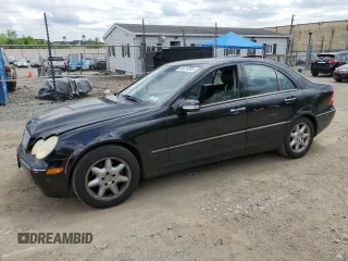 2003 Mercedes-Benz C 240 with VIN WDBRF61J63A487962, listed as a Copart auction lot 56416365 with 43,817 mi miles and Salvage title. Bid and sale history available at DreamBid. Image 1.