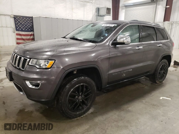 2019 Jeep Grand Cherokee Limited with VIN 1C4RJFBGXKC809637, listed as a Copart auction lot 52807625 with 71,894 mi miles and Salvage Title. Bid and sale history available at carsss.com. Image 1.