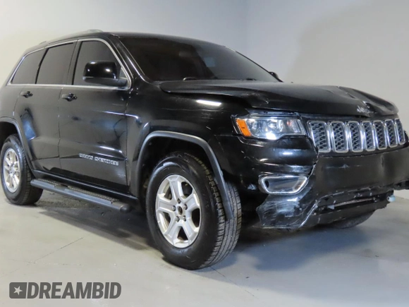 2018 Jeep Grand Cherokee Laredo E with VIN 1C4RJEAG0JC513620, listed as a Copart auction lot 63520735 with 67,654 mi miles and Clean title. Bid and sale history available at DreamBid. Image 1.