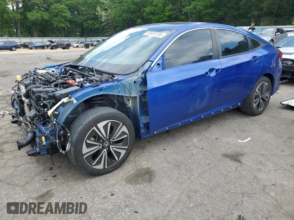 2016 Honda Civic EX-T z VIN 19XFC1F34GE016549, wystawiony jako Copart lot #53488995 z przebiegiem 26 021 mil mil oraz Szkoda całkowita • Salvage title. Historia ofert i sprzedaży dostępna na DreamBid. Obrazek 1.