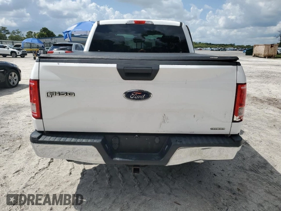 2016 Ford F-150 XL with VIN 1FTEW1CF8GKE97257, listed as a Copart auction lot 58475435 with 215,849 mi miles and Salvage title. Bid and sale history available at DreamBid. Image 6.