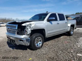 2015 Chevrolet Silverado 1500 LTZ with VIN 3GCUKSEC0FG115566, listed as a Copart auction lot 45462625 with 217,585 mi miles and Salvage Title. Bid and sale history available at carsss.com. Image 1.