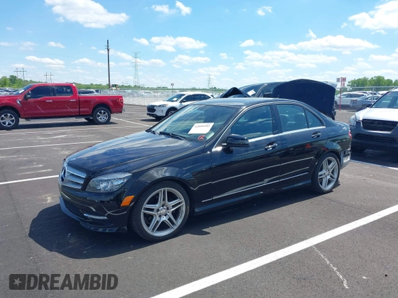 2011 Mercedes-Benz C C 300 Sport with VIN WDDGF5EBXBA520097, listed as a IAAI auction lot 42099592 with 115,849 mi miles. Bid and sale history available at carsss.com. Image 2.